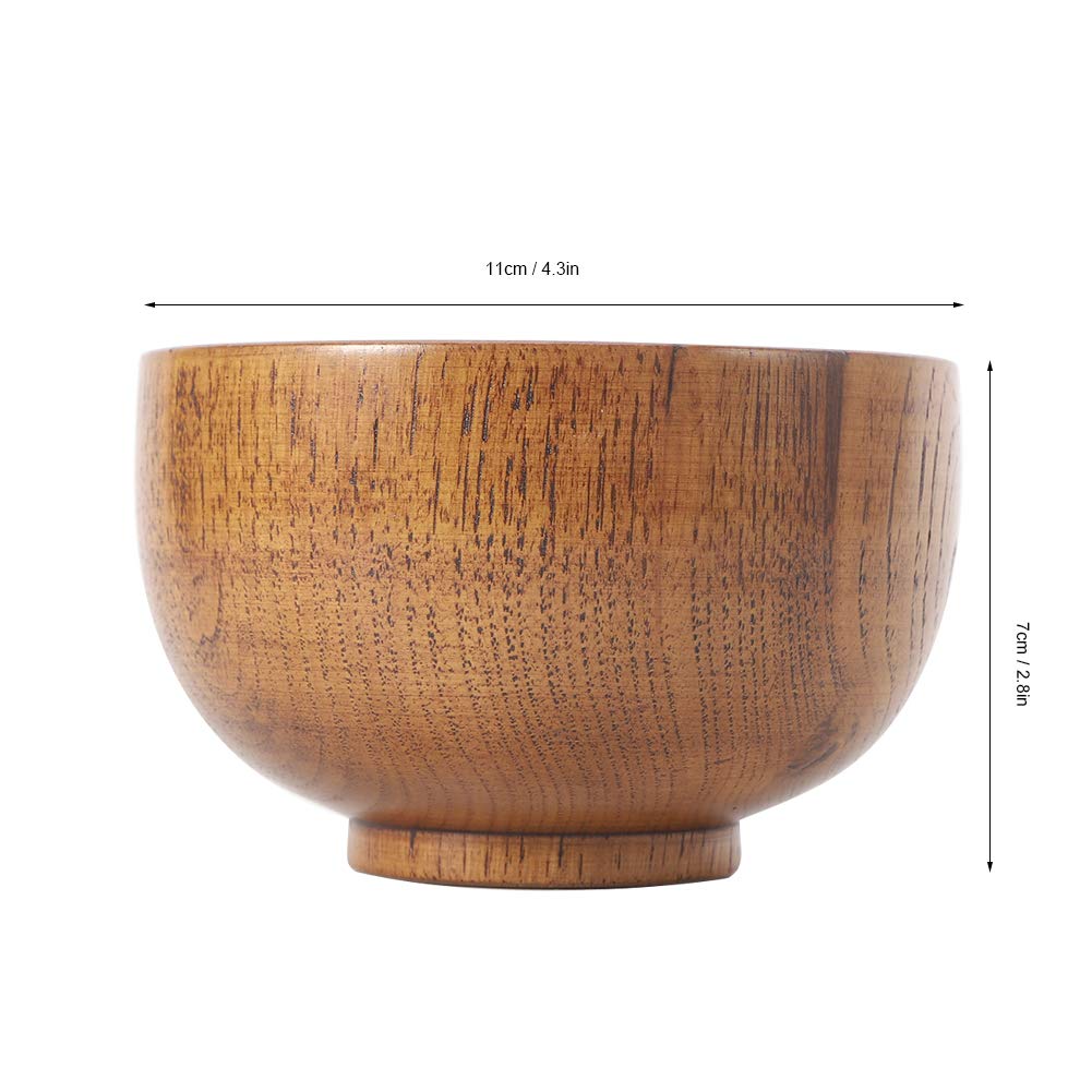 Solid Wood Ramen Bowl 11cm Japanese