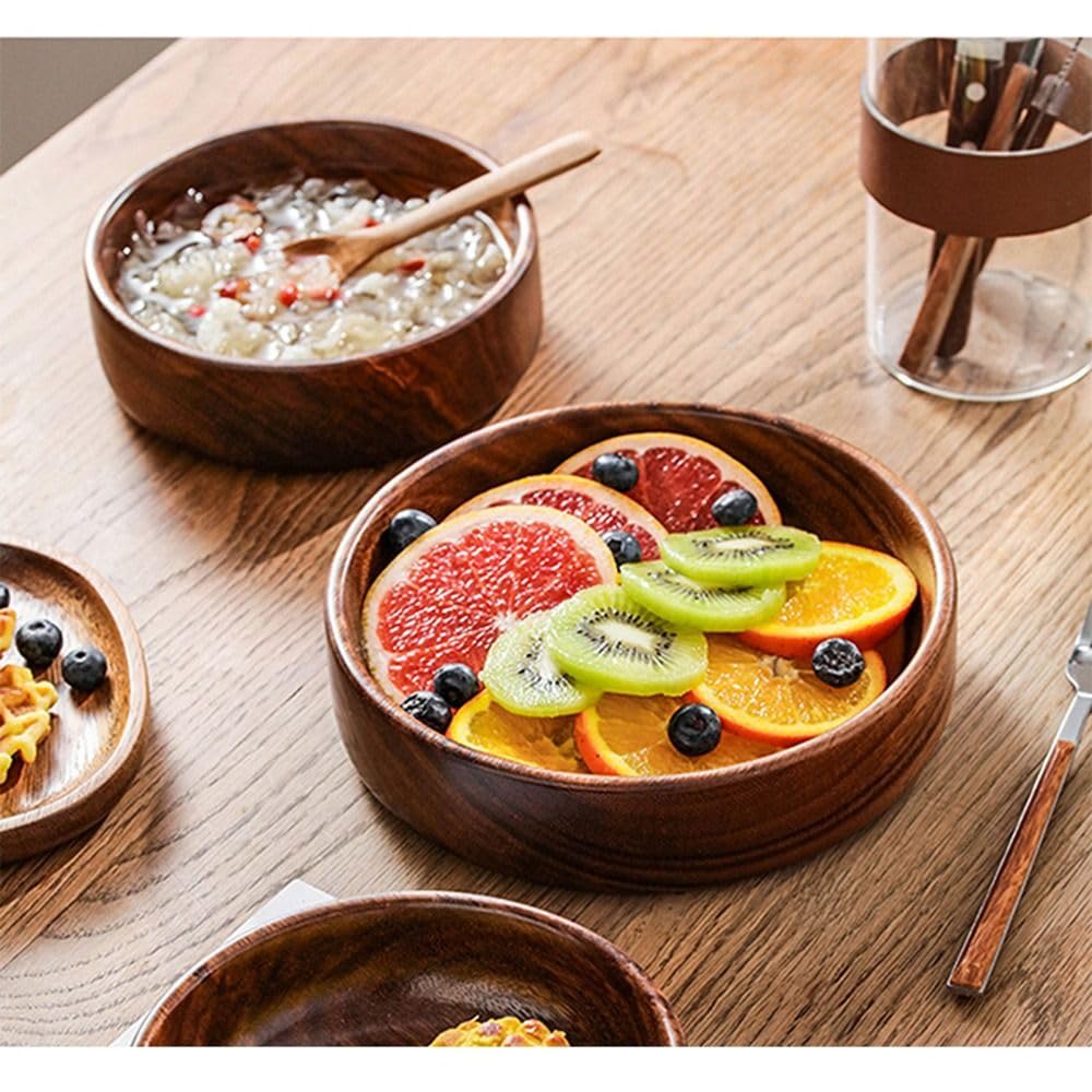 Acacia Wood Salad Bowl 20cm Square