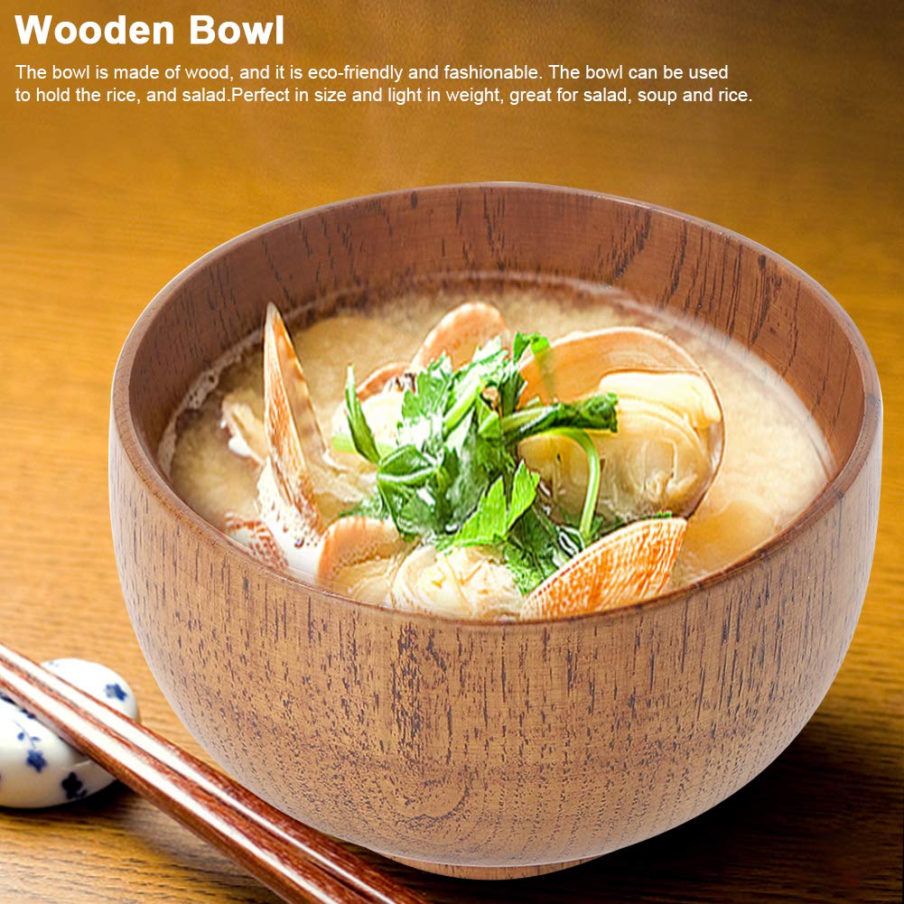 Solid Wood Ramen Bowl 11cm Japanese